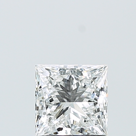 0.92 carat princess lab-grown diamond